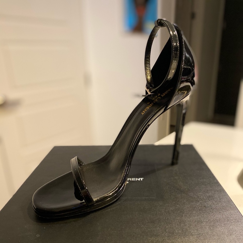 YSL black heel